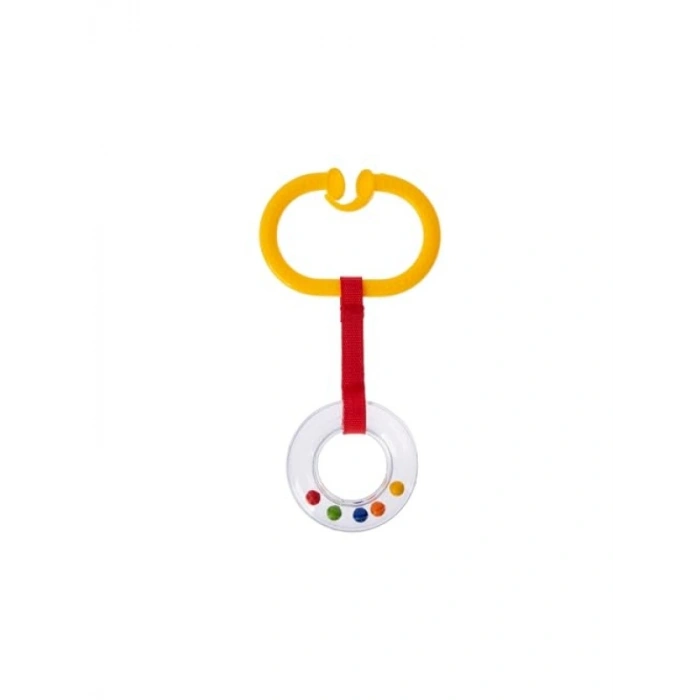 Çıngıraklı Puset Halkası - Sarı Oval