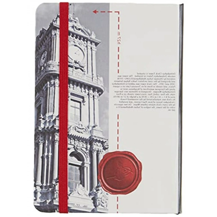 Çizgili A6 Defter - Sert Kapak, 100 Yaprak