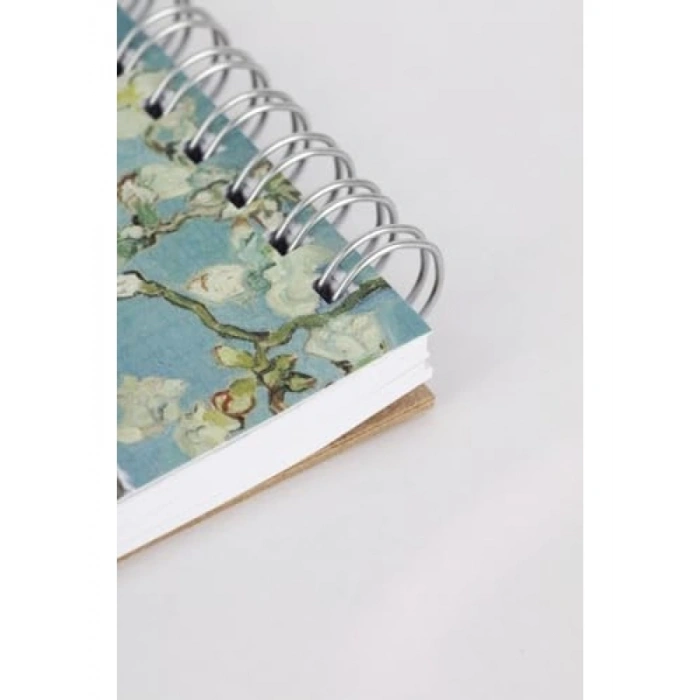 Çizgisiz A5 Eskiz Defter - 100 Sayfa, Beyaz Renk, Spiralli