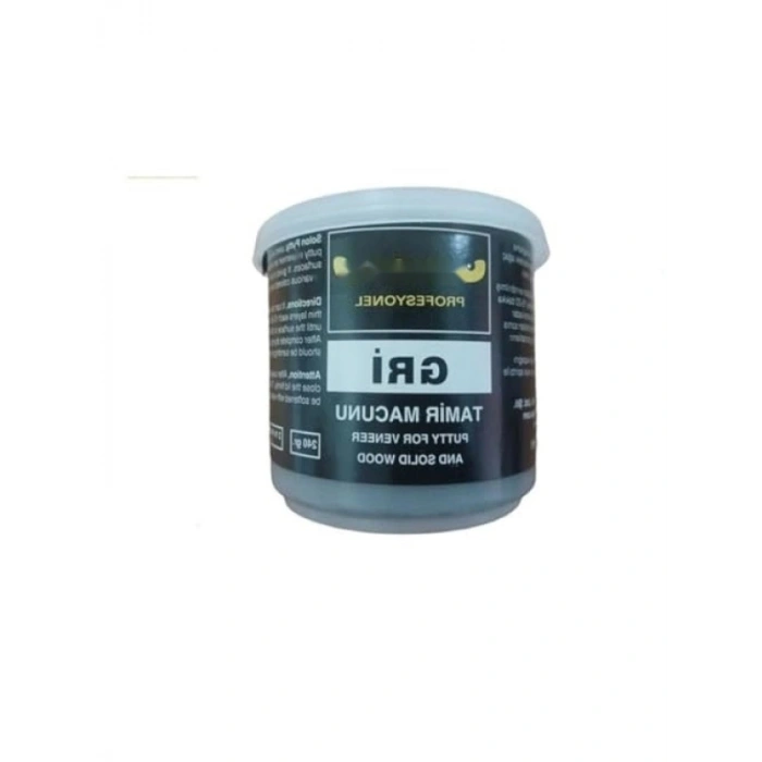 Çizik Giderici Çok Amaçlı Ahşap Tamir Dolgu Macunu, 240 Gr, Gri