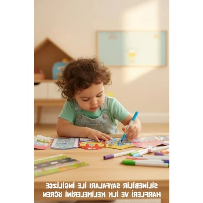 Çocuklar İçin Eğlenceli Abc Town Çok Amaçlı Aktivite Seti
