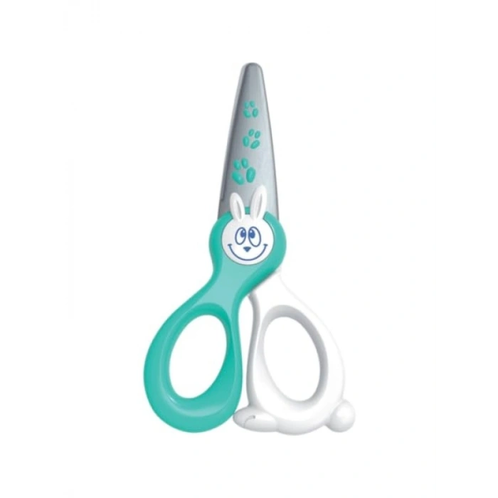 Çocuklar İçin Güvenli Fiberglas Bıçaklı 12 cm Makas