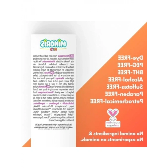 Çocuklar İçin Organik Tarama Saç Spreyi - 200ml, Durulanmayan, Vegan
