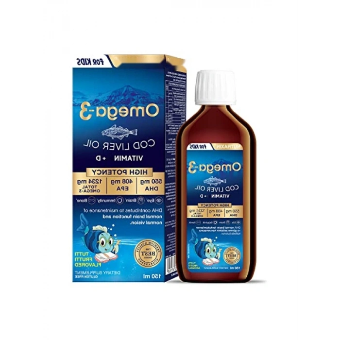 Çocuklar İçin Portakal Aromalı Omega-3 Balık Yağı Şurubu 150 ml