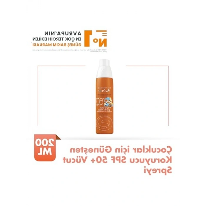 Çocuklar için SPF50 Koruma Sağlayan Güneş Spreyi 200ml