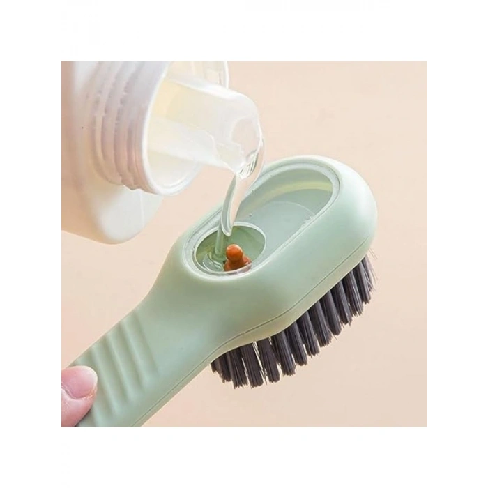 Çok Amaçlı Deterjan Hazneli Ergonomik Ayakkabı Temizleme Fırçası