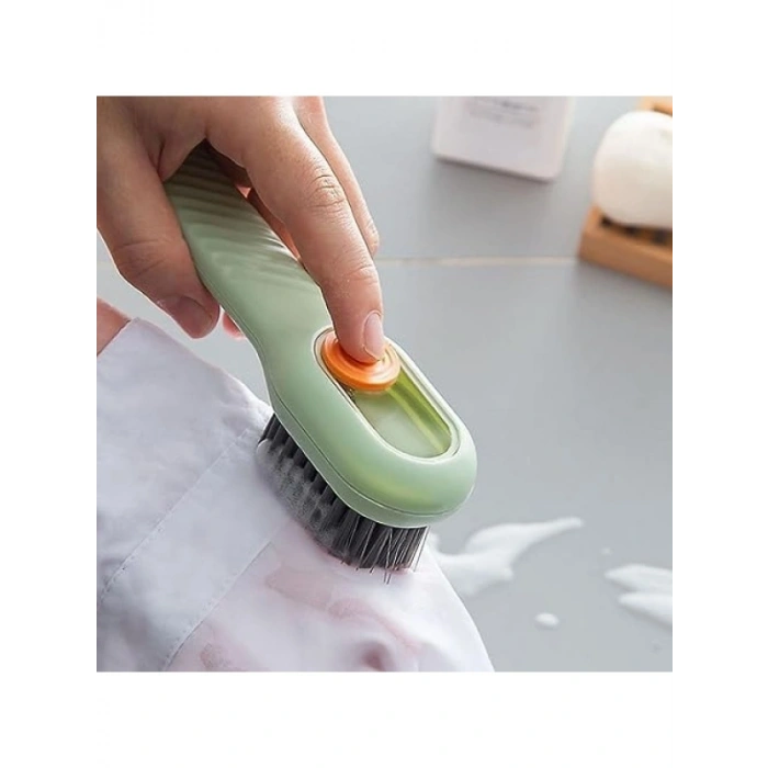 Çok Amaçlı Deterjan Hazneli Ergonomik Ayakkabı Temizleme Fırçası