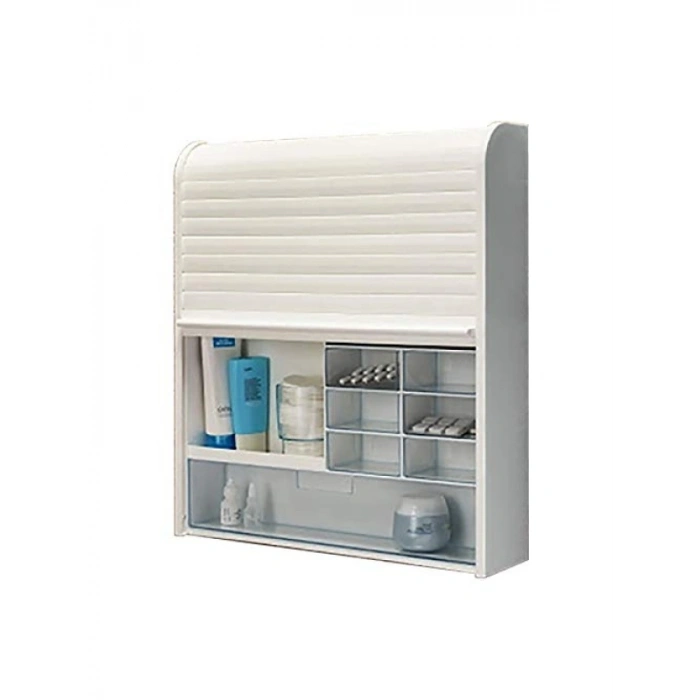 Çok Amaçlı Kilitli Ecza ve Banyo Dolabı - 42x48x8.5 cm
