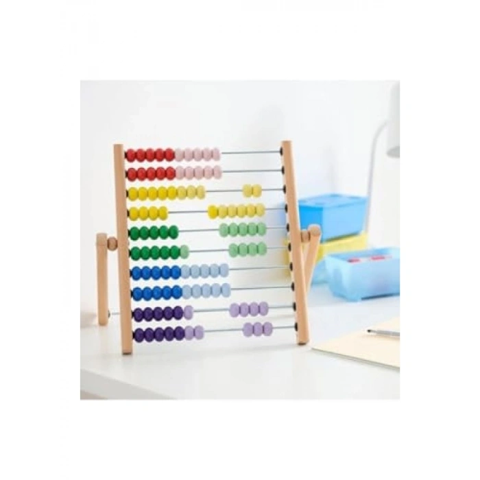 Çok Renkli Eğitici Abaküs - 33 Cm