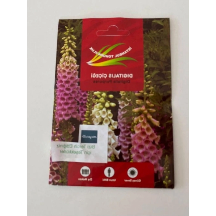 Çoklu DİGİTALİS Tohum Seti - 550 Tohum - Renkli Karışım