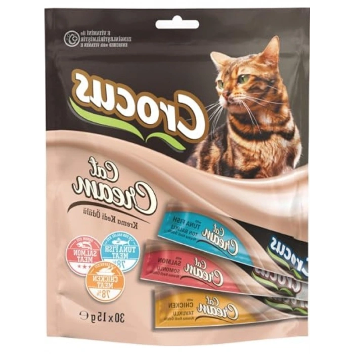 Çoklu Lezzetli Kedi Ödülü Krema 30x15g