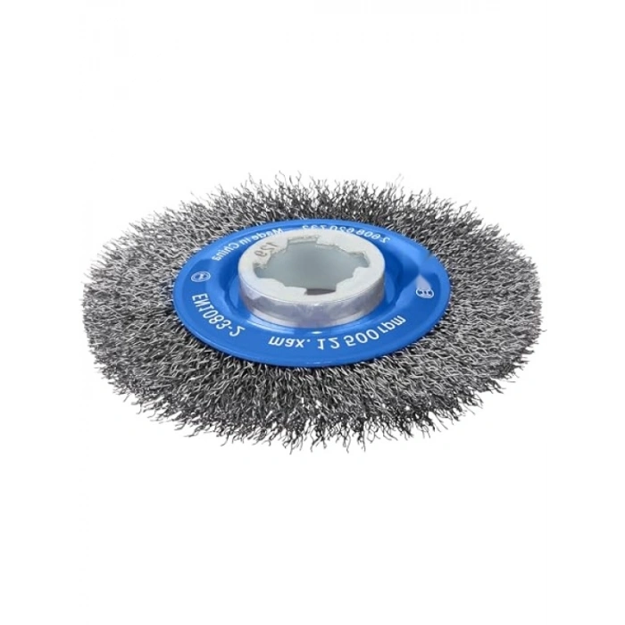 Dalgalı Tel Fırça, Metal Yüzeyler İçin, 115 mm Çapında