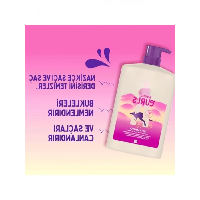 Dalgalı ve Kıvırcık Saçlar İçin Nemlendirici Şampuan - 1000ml