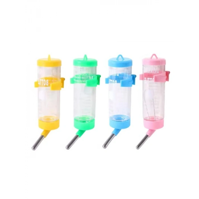 Damlatmayan Hamster ve Tavşan Suluğu, 125 ml, Sarı