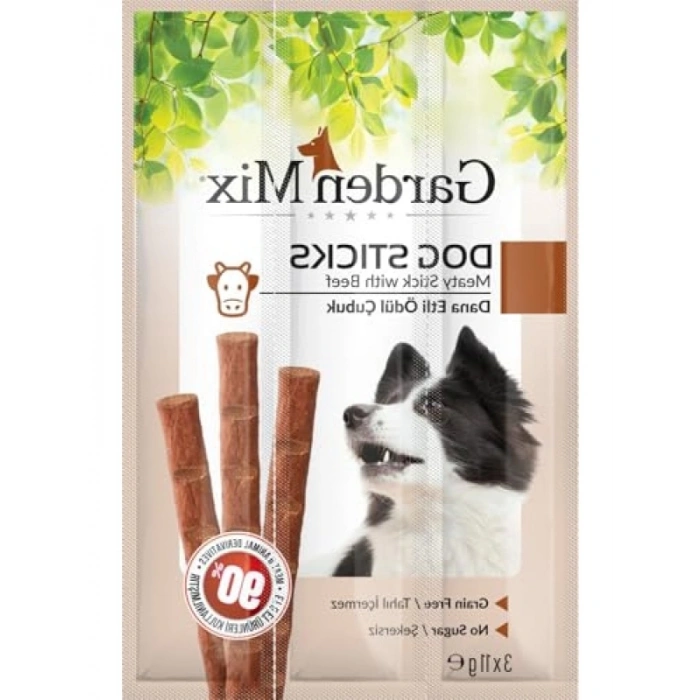 Dana Etli Köpek Stick Ödül 3lü Paket, Besleyici ve Lezzetli