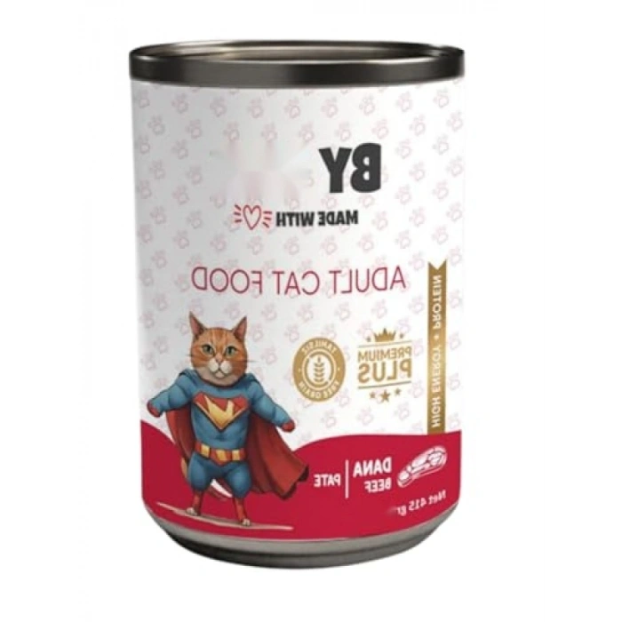 Dana Etli Yaş Mama, Yetişkin Kediler İçin 415 gr x 12 Adet