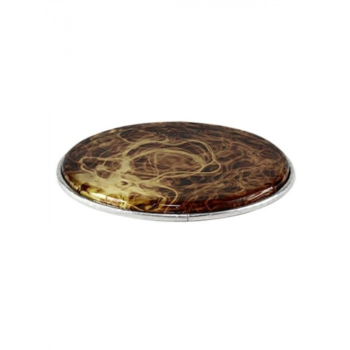 Darbuka Derisi - 9 inç Skyndeep ClearTone, Sarı Duman Desenli