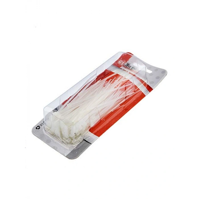 Dayanıklı Beyaz Kablo Bağları 100 x 2.5 mm (50 Adet)