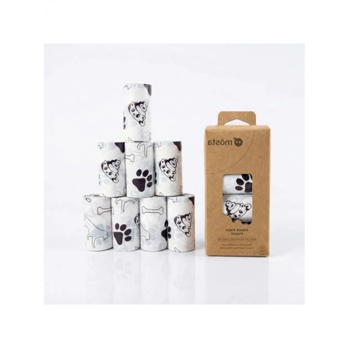 Dayanıklı Kokulu Köpek Kaka Poşeti – 120’li Paket (8 Rulo)