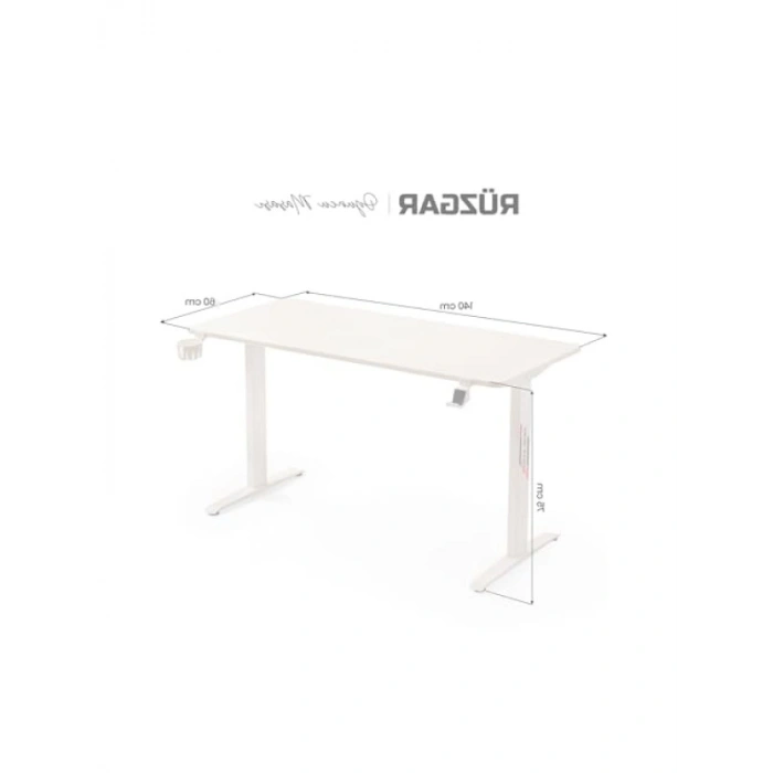 Dayanıklı Masa - 140x60 cm, Ergonomik Tasarım, Çizilmelere Karşı Koruma