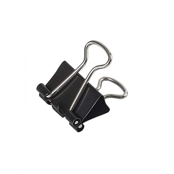 Dayanıklı Metal Binder Klip, 15 mm, 12li Set