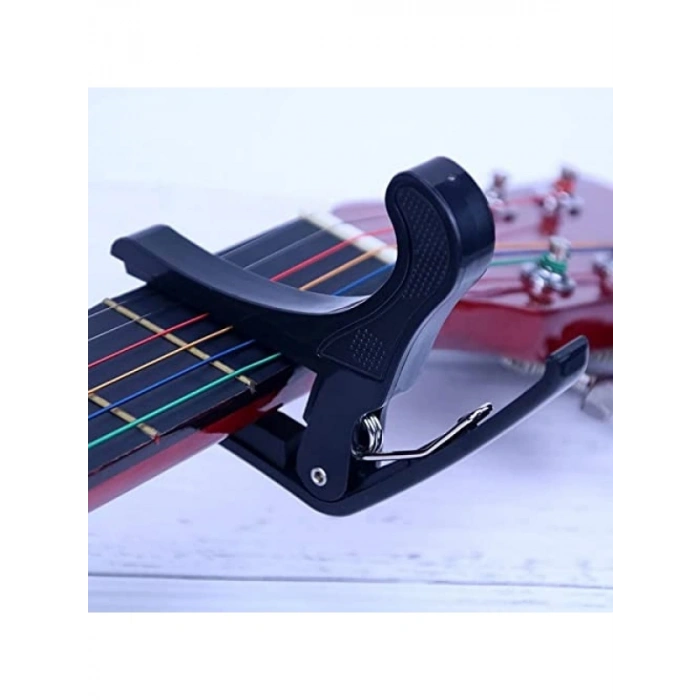 Dayanıklı Metal Gitar Kapo - Güçlü Bağlama ve Kolay Kullanım
