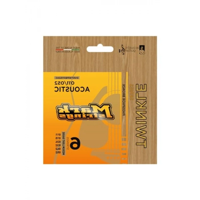 Dayanıklı Phosphor Bronze Akustik Gitar Teli - 11-52
