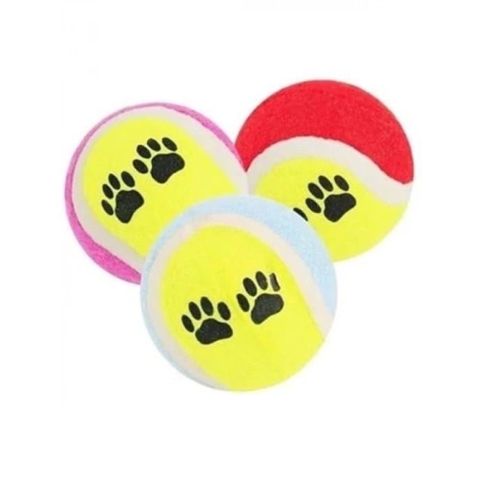 Dayanıklı Tenis Topu - Köpek Eğitim Oyuncağı (4 Adet)