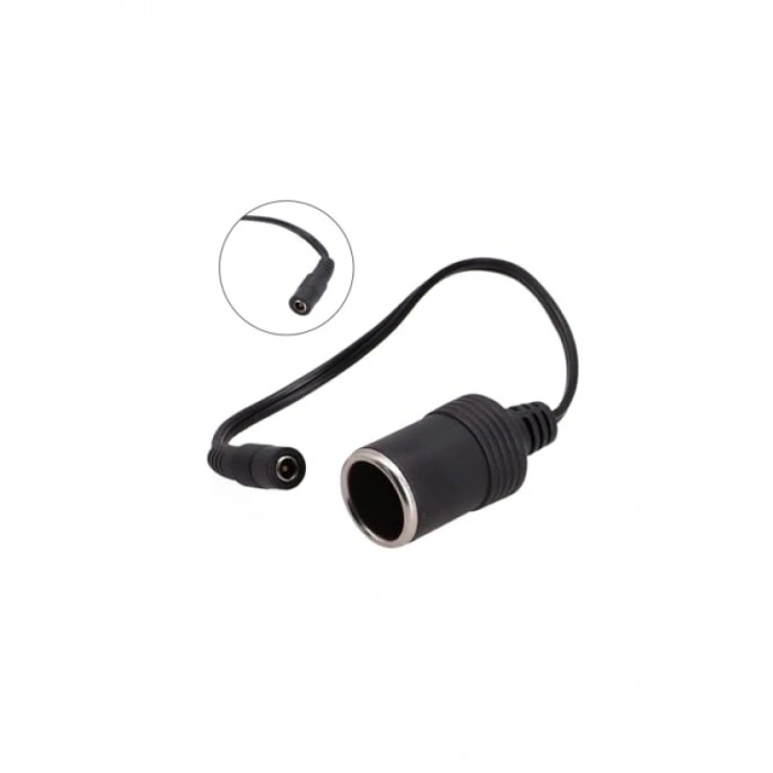 DC 5.5x2.5mm Dişi Çevirici Adaptör Kablosu 10 cm