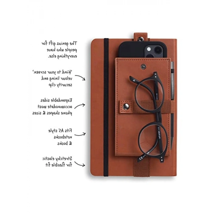 Defter Üstü Telefon Kılıfı Koyu Kırmızı