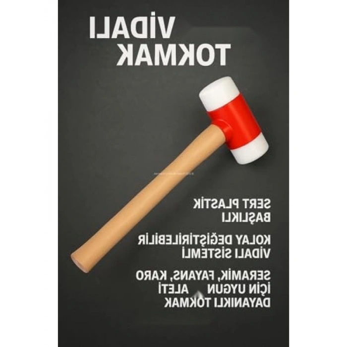 Değiştirilebilir Başlıklı Vidalı Tokmak, 26 cm