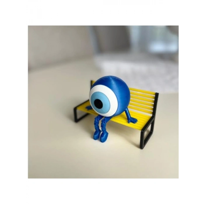Dekoratif Bacaklı Nazar Boncuğu Figürü (9x8 cm)