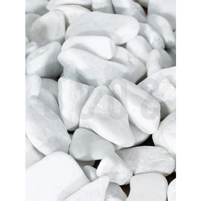 Dekoratif Beyaz Dolomit Çakıl Taşı, 2-4 cm, 3 kg