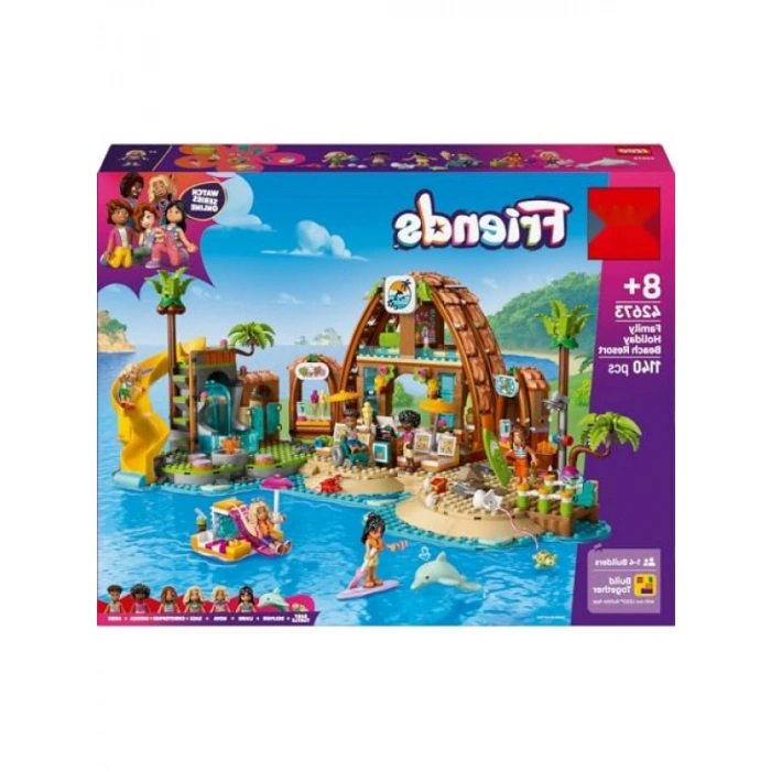 Deniz Hayvanları İçeren Aile Tatil Köyü Yapım Seti (1140 Parça)