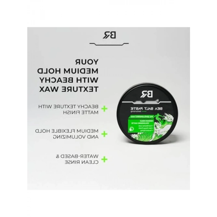 Deniz Tuzu İçeren Saç Şekillendirici Wax - Orta Sertlik, 120 ml