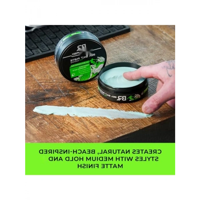 Deniz Tuzu İçeren Saç Şekillendirici Wax - Orta Sertlik, 120 ml