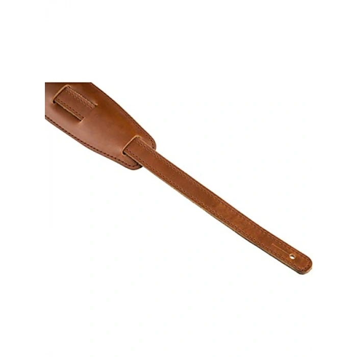 Deri Gitar Kayışı - Konyak Renk