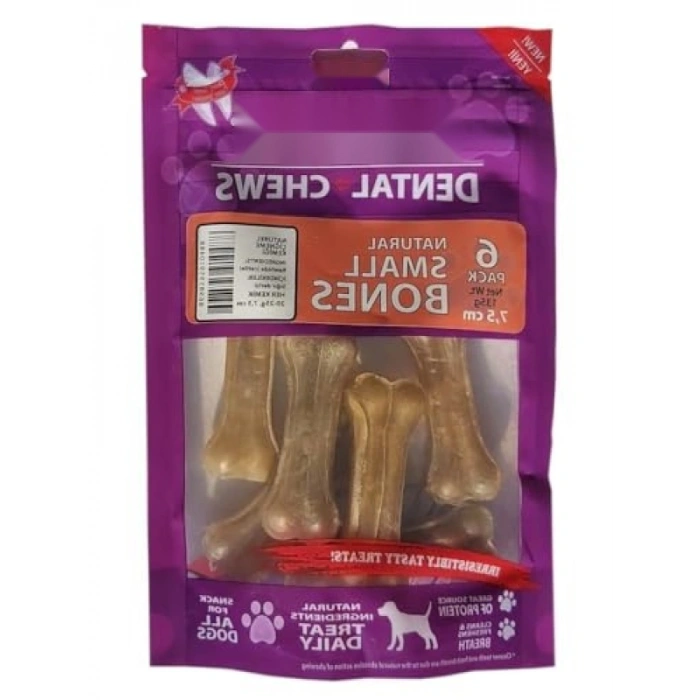 Deri Köpek Çiğneme Kemiği - 25 gr, 6 Adet