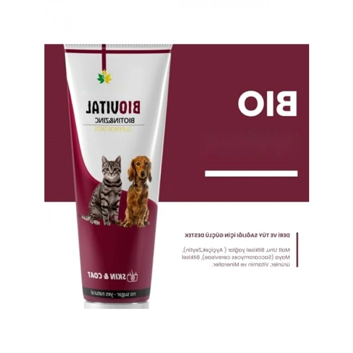 Deri ve Tüy Sağlığı için Biotin ve Çinko Takviyeli Vitamin Macunu 100G