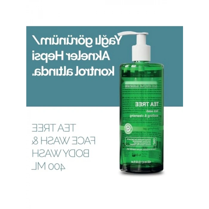 Derinlemesine Temizleyici Tea Tree Yüz Yıkama Jeli - 400 ml