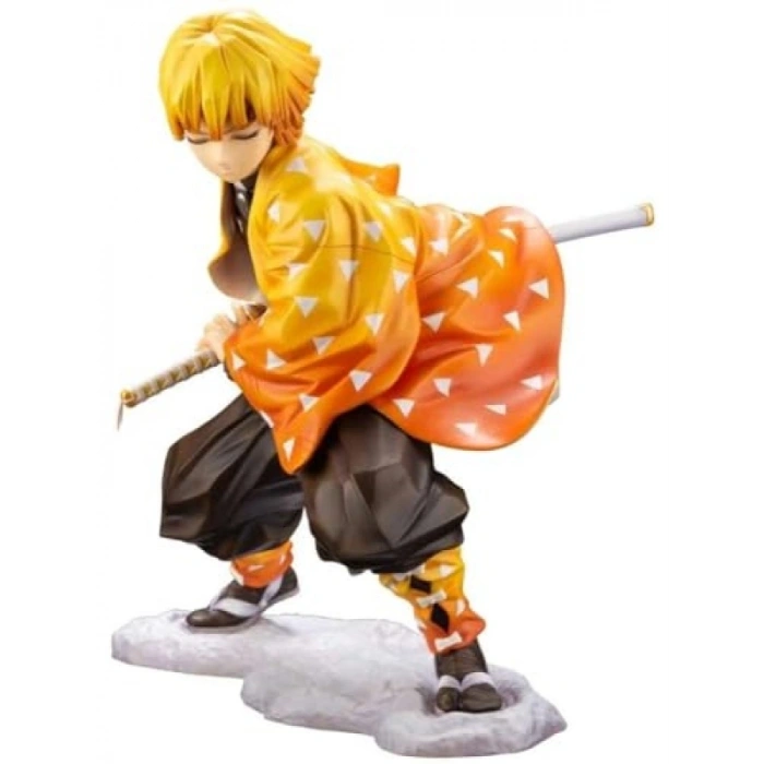 Detaylı Zenitsu Agatsuma Aksiyon Figürü, 16 cm, Anime Temalı Koleksiyon Parçası