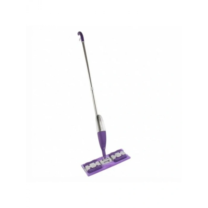 Deterjan Hazneli Mikrofiber Mandallı Sprey Mop - 360° Dönebilen, Yıkanabilir Başlık
