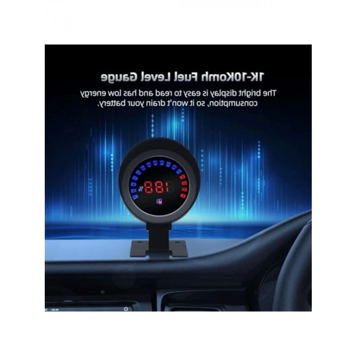 Dijital Araç ve Motorsiklet Yağ Yakıt Seviye Göstergesi
