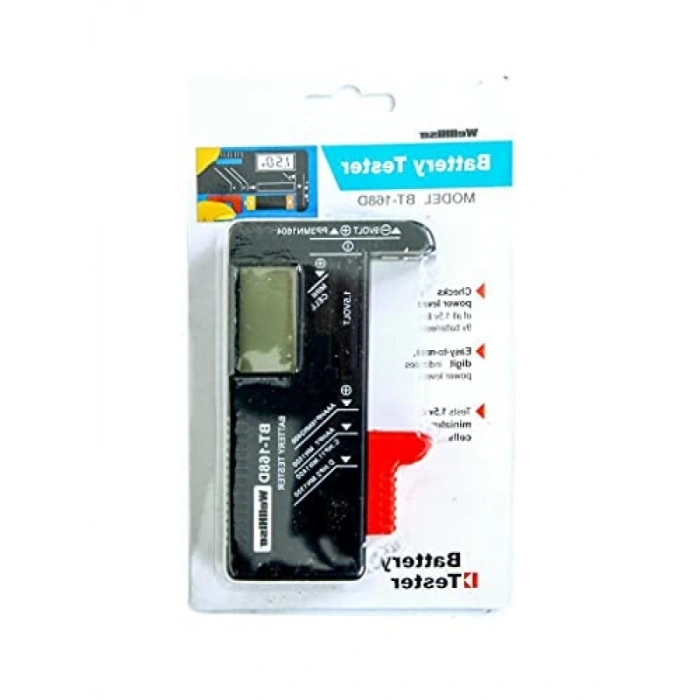 Dijital LCD Pil Test Cihazı, Modern Tasarım ve Kullanım Kolaylığı