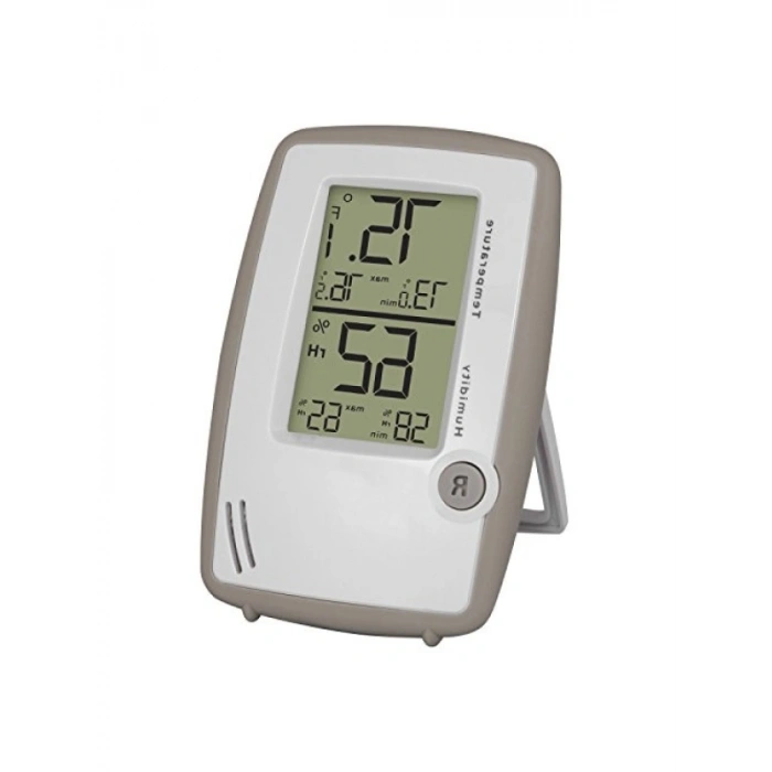Dijital Min-Max Thermo-Higrometre - Siyah