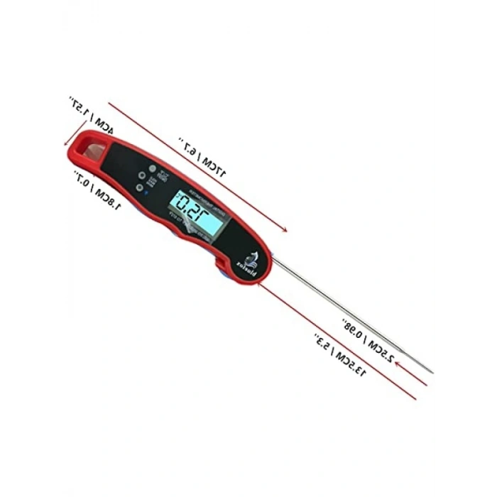 Dijital Mutfak Termometresi - Katlanabilir Probu ile 240° Dönebilir