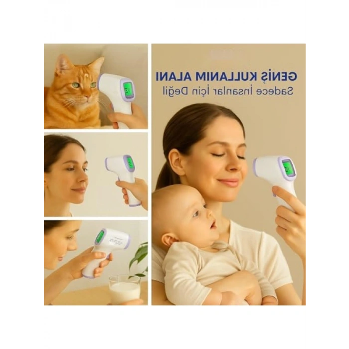 Dijital Temassız Termometre - Hafızalı ve Hızlı Ölçüm