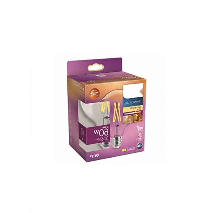 Dim Edilebilir 5,9W E27 Filament LED Ampul, 2200K-2700K