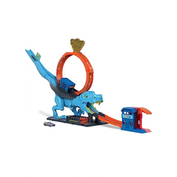 Dinozor ile Mücadele Oyun Seti - Hot Wheels Şehri