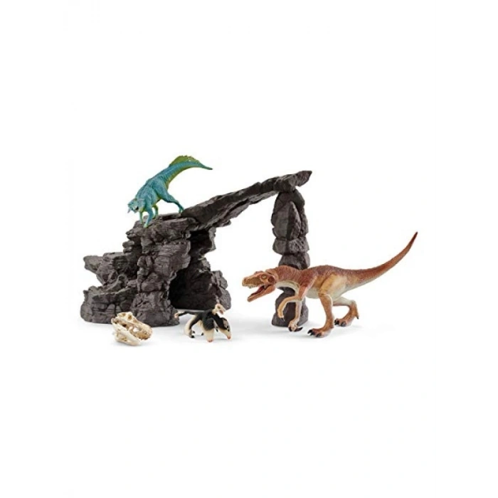 Dinozor Temalı Mağara Oyun Seti